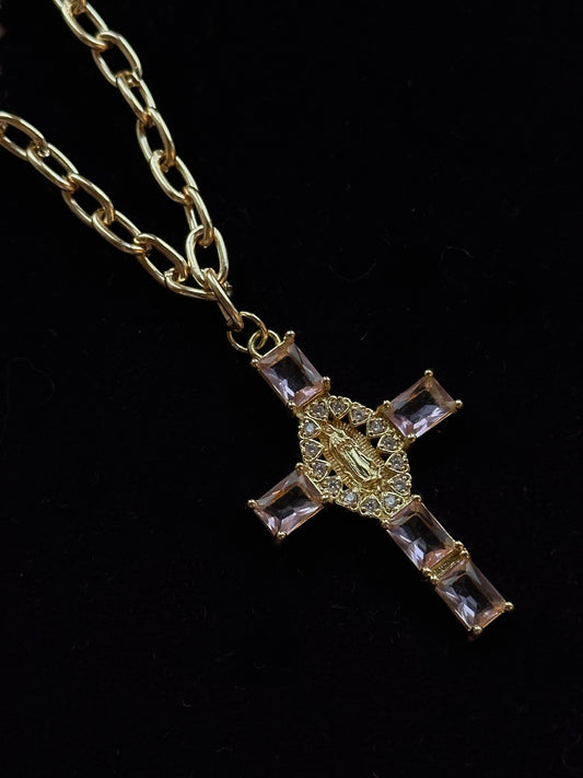 Candy Crucifix Necklace